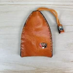 جاسوئیچی چرمی کیسه ای مدل مهتاب کد 106