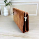 کیف پاسپورتی چرم طبیعی مدل رهام کد 107