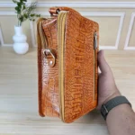 کیف رودوشی پاسپورتی چرم طبیعی مدل یاقوت کد 127