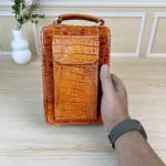 کیف رودوشی پاسپورتی چرم طبیعی مدل یاقوت کد 127