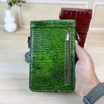 کیف دوشی کوچک پاسپورتی چرم طبیعی مدل اوستا کد 129