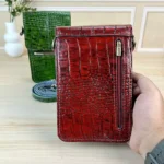 کیف دوشی کوچک پاسپورتی چرم طبیعی مدل اوستا کد 129