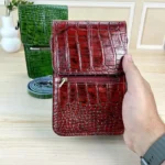 کیف دوشی کوچک پاسپورتی چرم طبیعی مدل اوستا کد 129